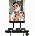 Cordless Heated Fogless Shower Mirror for Shaving (Black)