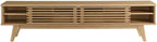 Modway Render Mid-Century Modern Low Profile 70 Inch TV Stand in Oak, 70"