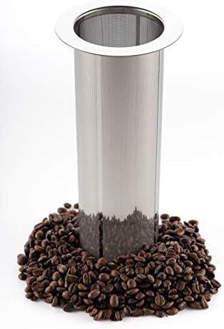 REPLACMENT FILTER ONLY - Cold Brew Filter for 1 Gallon Mason Jars, Stainless-Steel Ultra Fine Mesh, Reusable Replacement Brewing Accessory, Supports Fresh Tea | Original Grind Co.