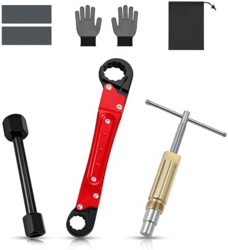 Angle Stop Wrench Kit, 1/2" Compression Sleeve Puller, Pro Plumber Wrench