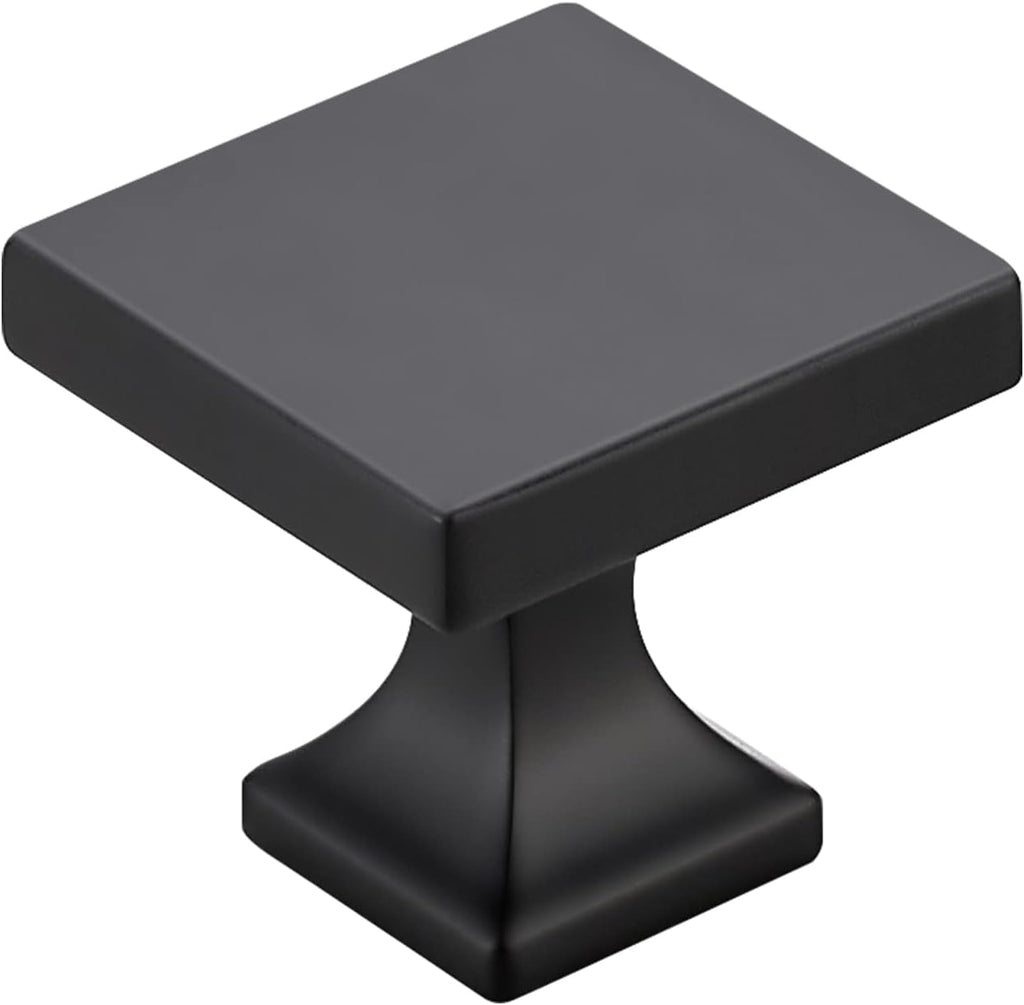 Ravinte Cabinet Knobs Black Square Knobs, Kitchen Drawer Knobs, 5 Pack