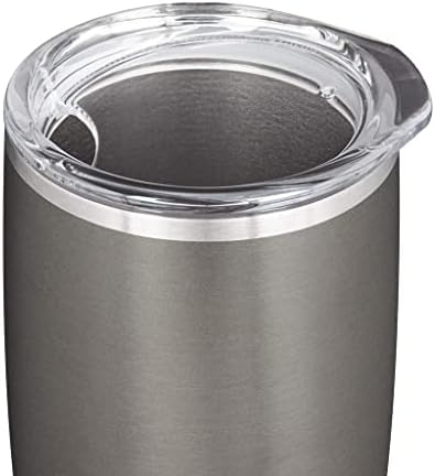 Snowfox Premium Set of 2 Travel Lids for Vacuum Insulated Stainless Steel Beer Glass, Home Bar Accessories, Elegant Bartending, Clear Plastic