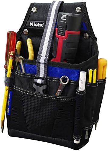 Niche Tool Pouch Bag, Working Pouch Organizer For Construction, Electricians, Plumber, Home Repair, Easy Access of Tools Maximum Storage (TL-6210)