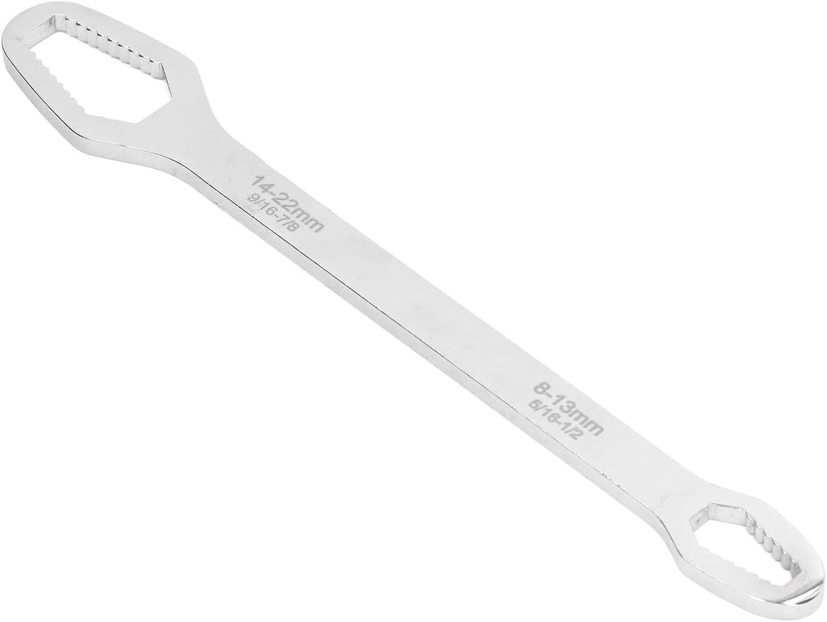 Self-Tightening Wrench, 8-22mm Double Ended
