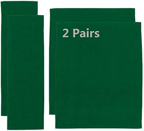 2 Set Replacement Cover Canvas for Directors Chair, 20cm X 52cm + 52cm X 42cm, Green