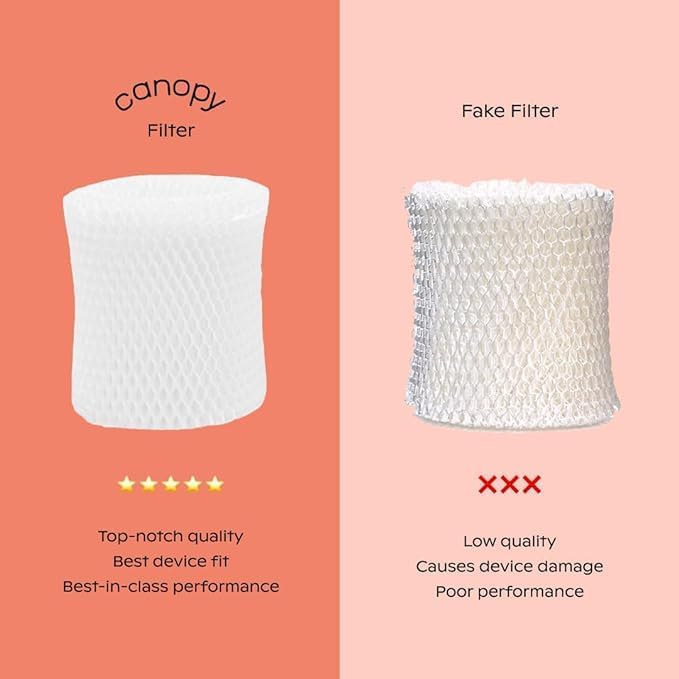 Canopy Original Bedside Humidifier Filter, 1-Pack, 6-Week Replacement