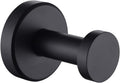 APLusee Matte Black Towel Hook for Bathroom Home Storage, Wall Mounted