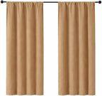 Simplebrand Ava Taupe Blackout Curtains by Simplebrand