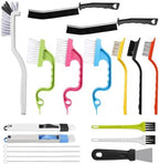 Crevice Cleaning Brush, 18 Pcs | Cleaning Brush | Hard Bristle Scrub