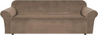 H.VERSAILTEX Stretch Velvet Sofa Covers Large Couch Covers Furniture Protector by HVERSAILTEX