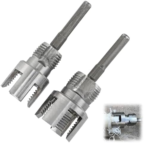 Integrated Internal & External Pipe Threading Tool, Electric Drill Compatible Dual-Function Pipe Thread Cutting Tool for 1/2" & 3/4" PVC/Plastic Pipes – NPT Thread Maker Set – DIY Repairs Maintenance