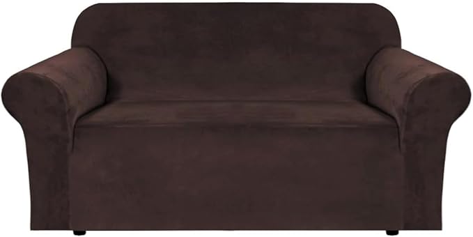 H.VERSAILTEX Stretch Velvet Loveseat Covers by HVERSAILTEX