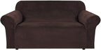 H.VERSAILTEX Stretch Velvet Loveseat Covers by HVERSAILTEX