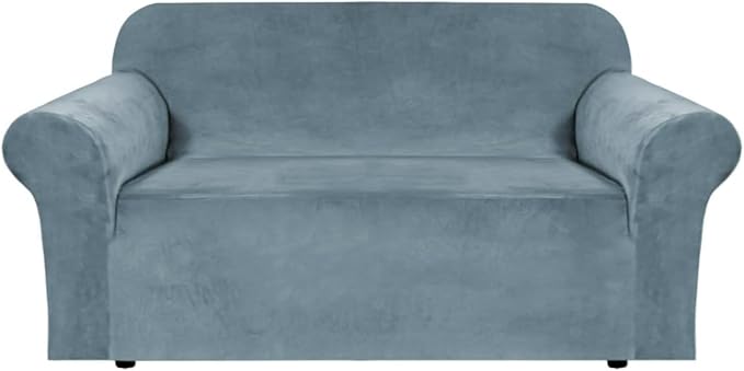 H.VERSAILTEX Stretch Velvet Loveseat Covers by HVERSAILTEX