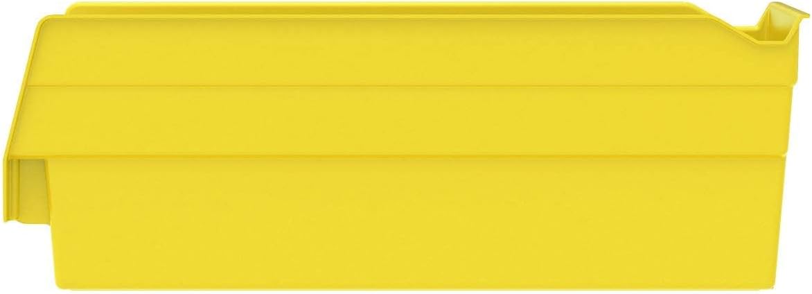 Akro-Mils 30120 Plastic Organizer and Storage Bins for Refrigerator, Kitchen, Cabinet, or Pantry Organization, 12-Inch x 4-Inch x 4-Inch, Yellow, 24-Pack