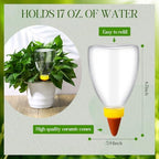 Threlaco 2 Pcs Self Watering Globes, 17 oz Automatic Plant Waterer