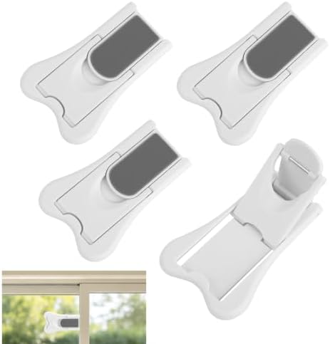 XIHIRCD 4pcs Sliding Door Kid Lock, Sliding Glass Patio Closet Door Lock