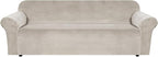 H.VERSAILTEX Stretch Velvet Sofa Covers Large Couch Covers Furniture Protector by HVERSAILTEX