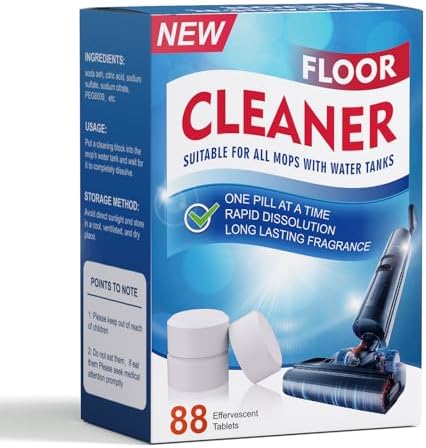 88PCS Lavender Floor Cleaning Solution Compatible with Tineco Vacuum Mop