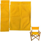 TBACW Directors Chair Canvas Replacement Covers, 2 Set (4pcs) Yellow