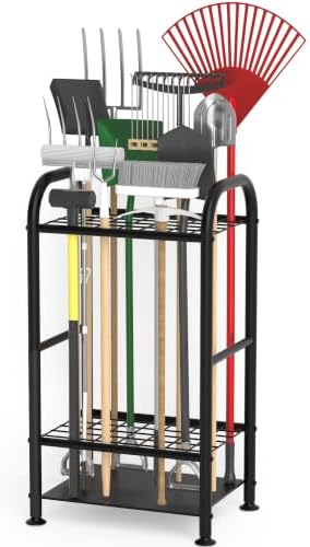 Garden Tool Organizer, Yard Tool Tower Rack