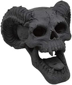 Stanbroil Fire Pit Skull Gas Log for Fireplace Halloween Decor