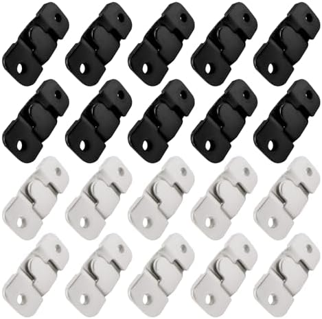 40Pcs (20 Pairs) Flush Mount Bracket, Interlock Hanging Buckle