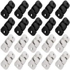 40Pcs (20 Pairs) Flush Mount Bracket, Interlock Hanging Buckle
