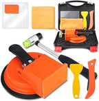 Floor Gap Fixer Tool Kit, Suction Cup Plank Grabber Floor Fix with Rubber Mallet, Heavy Duty for Rigid Floating Laminate SPC LVT Vinyl Plank Flooring Gap Repair