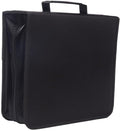 256 Capacity CD/DVD case Wallet, Storage,Holder,Booklet （Black）