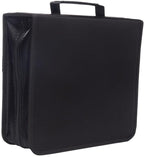 256 Capacity CD/DVD case Wallet, Storage,Holder,Booklet （Black）
