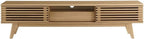 Modway Render Mid-Century Modern Low Profile 70 Inch TV Stand in Oak, 70"