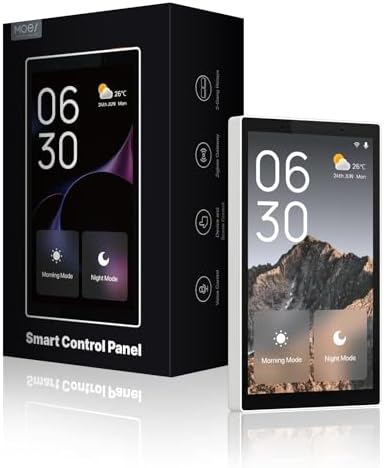 MOES Smart Home Control Panel with Alexa Built-in, Zigbee Hub