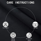 LEMOMO Black Blackout Curtains 66 x 63 Inch Length/Set of 2 Curtain - Image 4