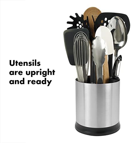 OXO Good Grips Stainless Steel Rotating Utensil Holder
