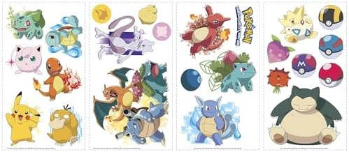 RoomMates RMK2535SCS Pokemon Iconic Peel and Stick Wall Decals