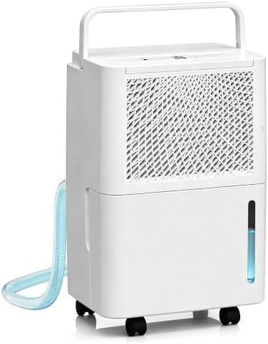 2500 Sq. Ft MAX 30 Pints Dehumidifier Equipped With Drainage Hose, Automatic Defrosting, 24-Hour Timer, Ideal for Basement, Home, Bathroom, Bedroom