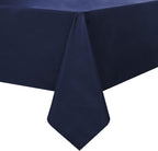 Romanstile Waterproof Vinyl Tablecloth Rectangle, 60 x 102 Inch, Orange