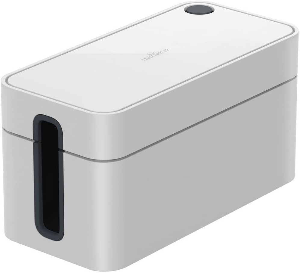 Durable, Cable Management Box, Graphite, Small