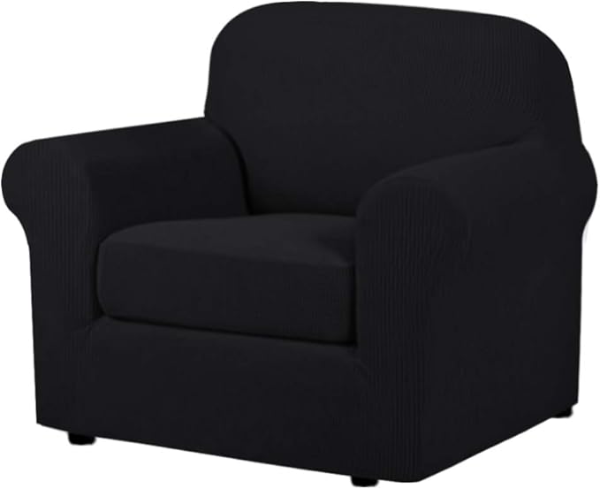 H.VERSAILTEX 2 Piece Stretch Stylish Furniture Cover/Protector Chair Covers by HVERSAILTEX