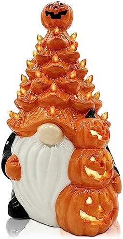 Halloween Decorations, Halloween Gnomes Ceramic Tree Decor