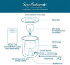 ScentSationals Retro Radio - Retro Wax Warmer for Scented Wax Melts