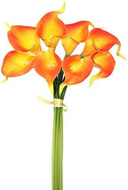 Vickerman 14'' Artificial Orange Calla Lily Bundle