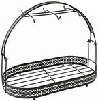 Mug Holder Coffee Cup Rack Stand - Wrought Iron Mug Rack Tea Set Organizer