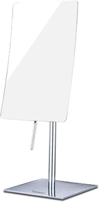 DOWRY Tabletop Magnifying Makeup Mirror Vanity Mirror Polished Chrome