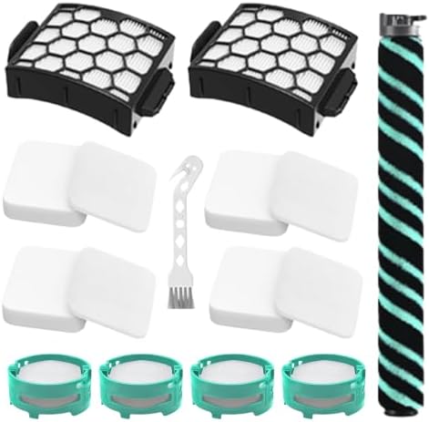 LA802 Filters and Brush Roller Kit Compatible with Shark LA802 LA742 Vacuum