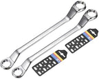 27x30mm Double Box End Wrench 12 Point 75 Degree Offset Wrench 2pcs