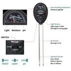 2 Packs Soil Moisture Meter, 3 in 1 Soil Tester Tool, Plant Water Monitor