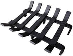 Fireplace Log Grate Heavy Duty Solid Steel Fire Place Wood Stove Firewood Holder 13 x 10 x 4 Inch
