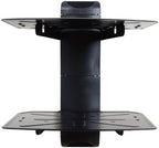VideoSecu 2 Shelf DVD DVR VCR Wall Mount Bracket Component Shelf for DVD Player DDS Receiver Video Audio Cable Box MDVD04B WP6